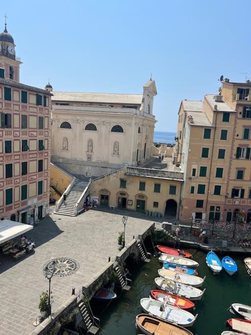 Attico Sul Porticciolo Antico Di Camogli Leilighet Eksteriør bilde